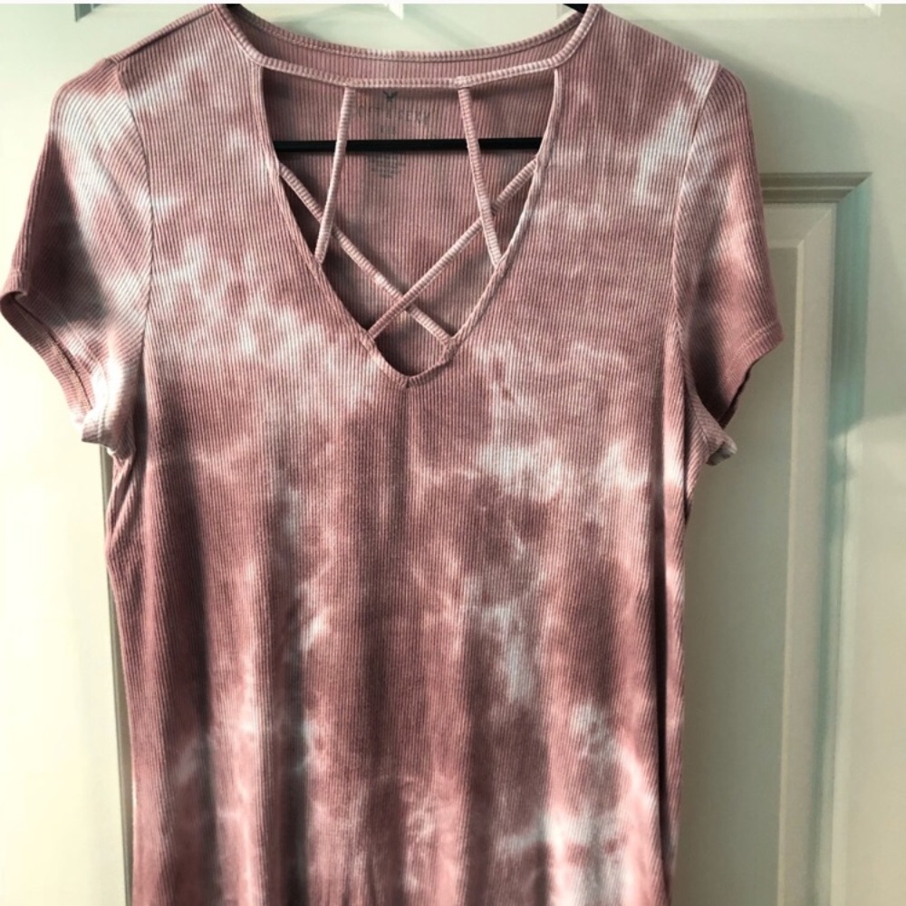American Eagle Ribbed Top